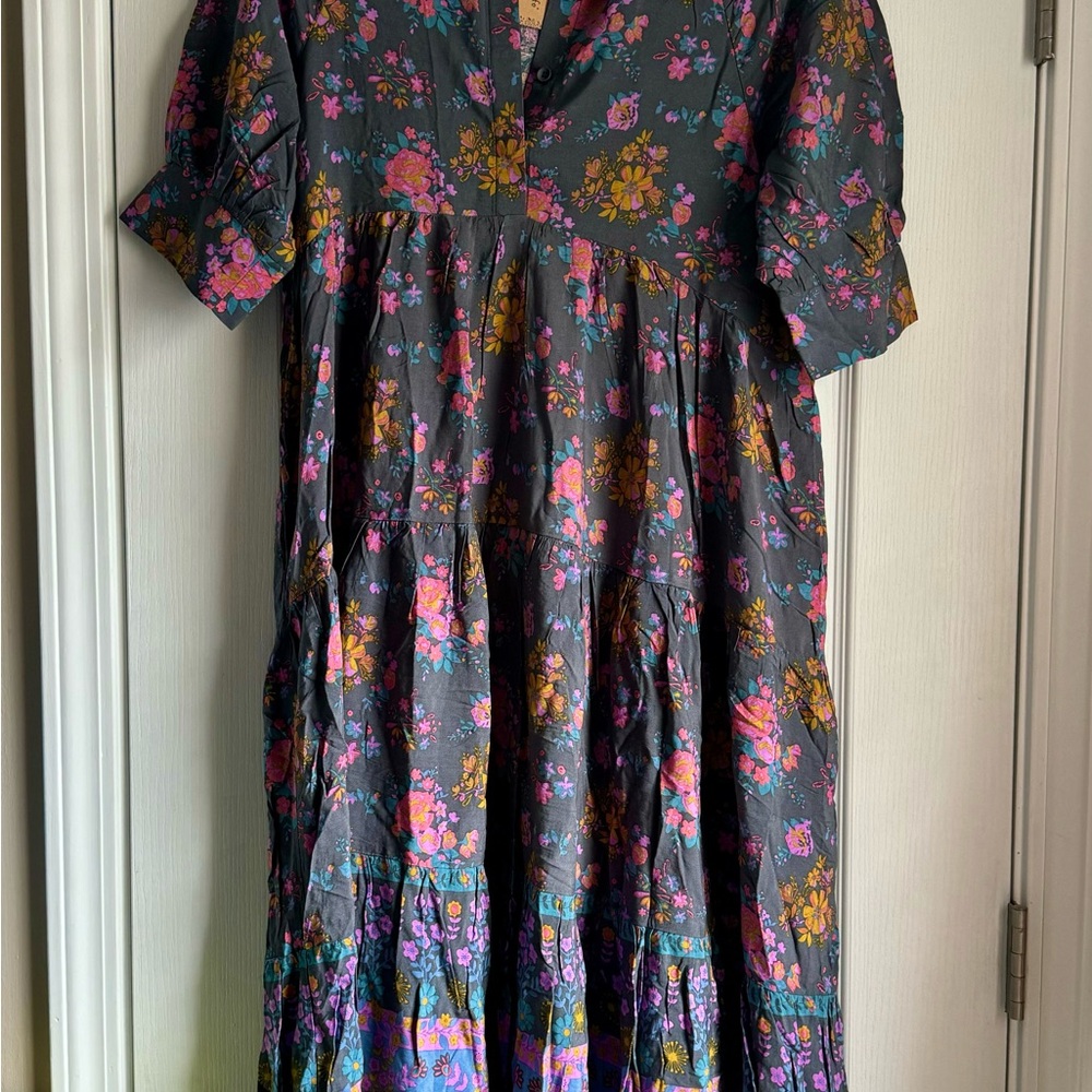 natural life floral dress